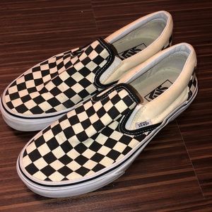 Vans checkered slip-ons